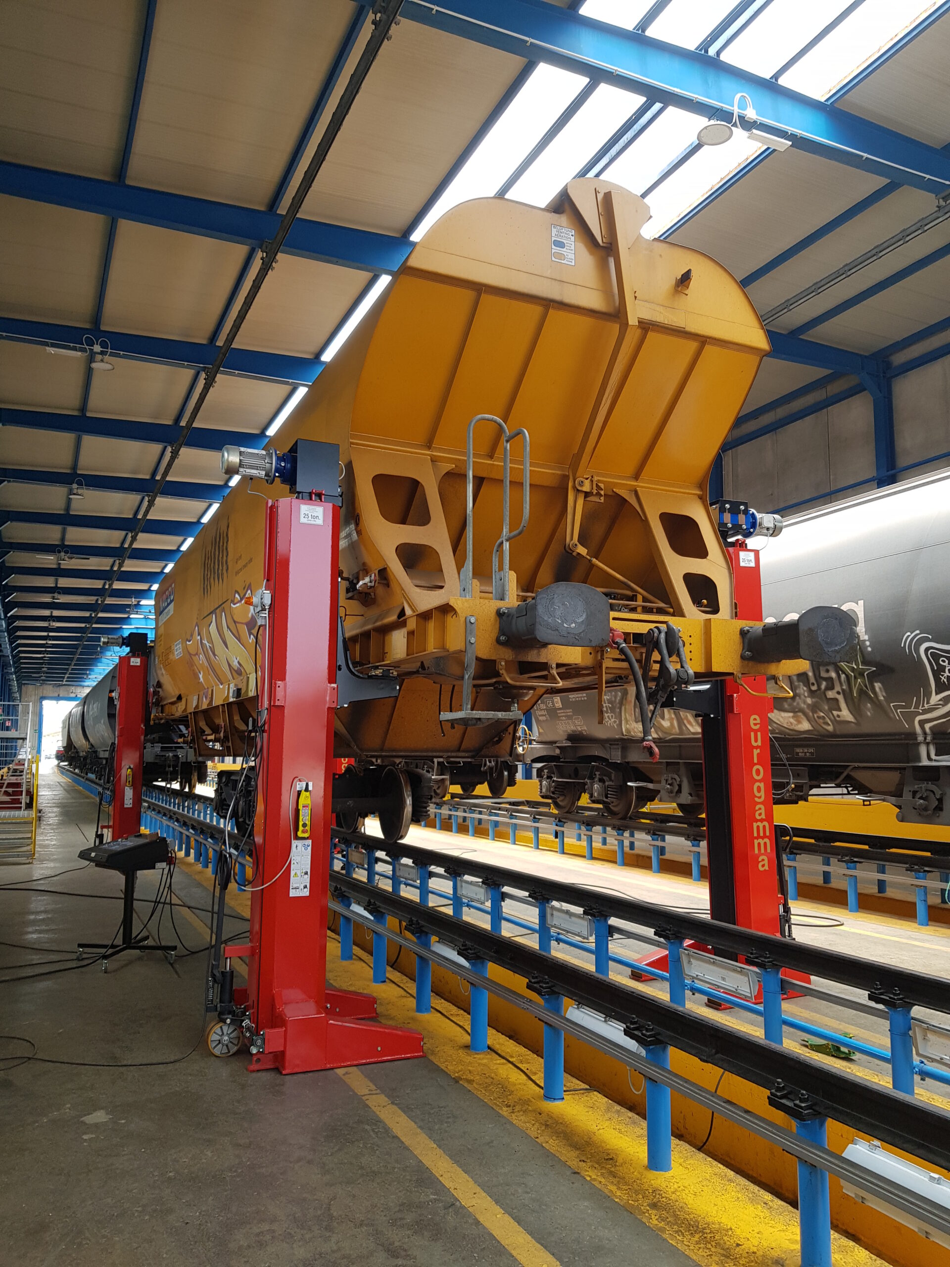 Sostituzione assi e controllo carrelli